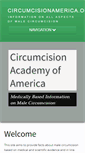 Mobile Screenshot of circumcisionamerica.org